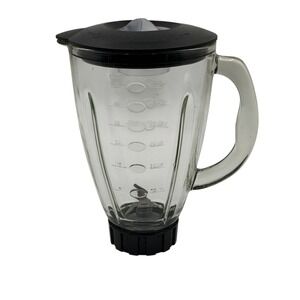 Replacement Pitcher for Oster Blender 48oz 6 Cup w/ Lid Blade and Base 3 3/8"
